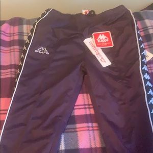 Kappa purple regular fit track pants